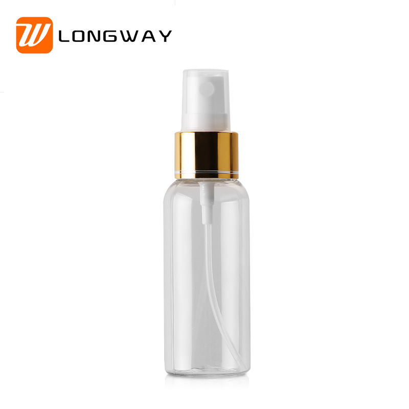 spray bottle 50ml chunky cute small empty plastic cosmetic pump spray packaging bottle for travel use