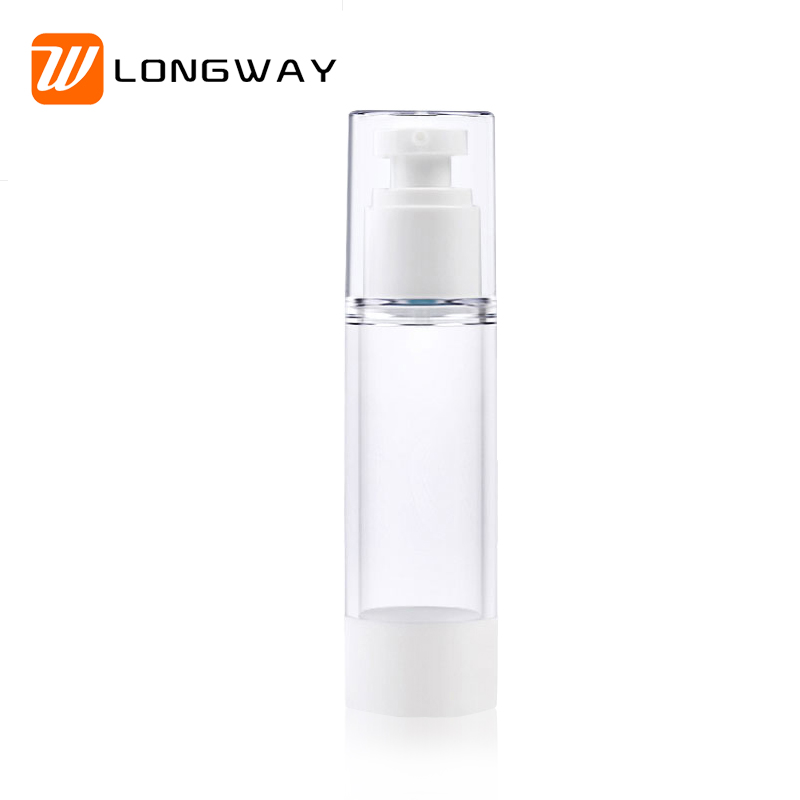 Factory price 80ml plastic AS airless bottle with lotion pump for skin care packaging