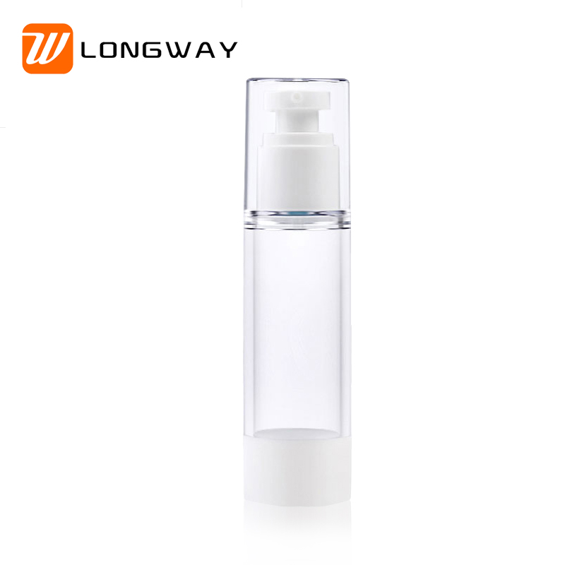  Factory price 80ml plastic AS airless bottle with lotion pump for skin care packaging