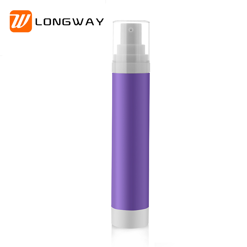  80ml Customized Round Airless Lotion Pump Bottles for Skin Care Products