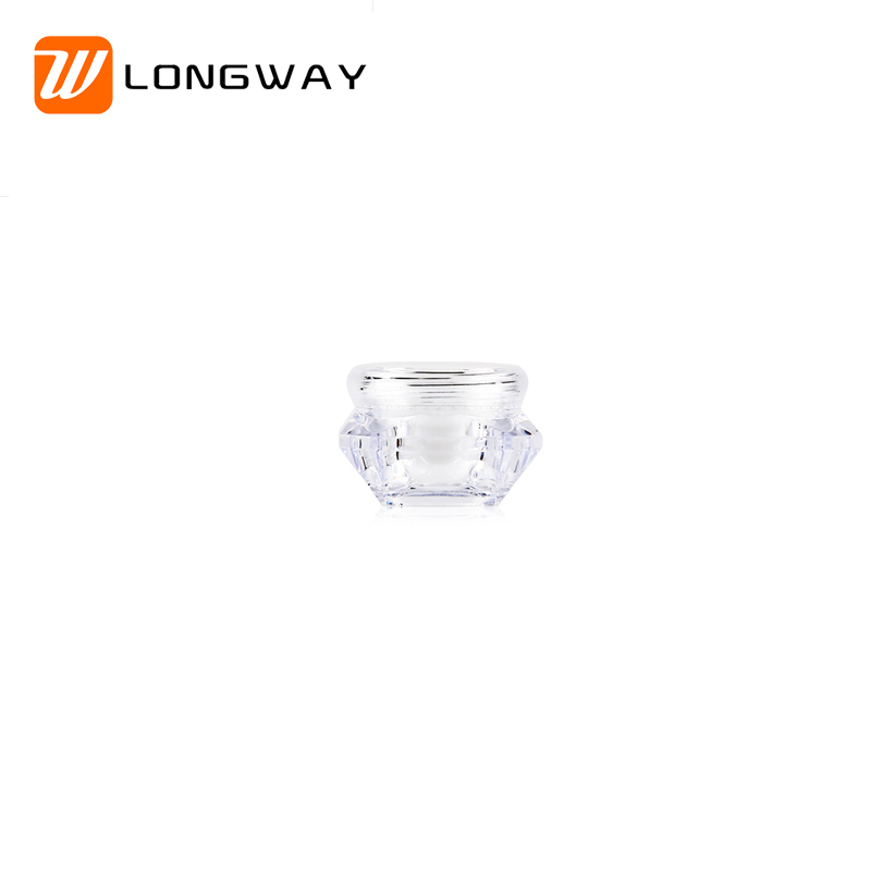 clear diamond 5g 10g 15g acrylic cream packaging small promotional cosmetic pot