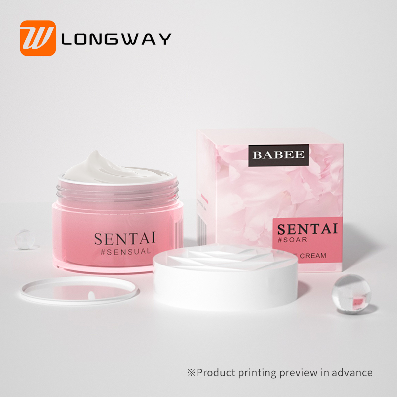 20g 30g 50ml cream jars AS plastic transparent double wall jar pigment container with rose cap  