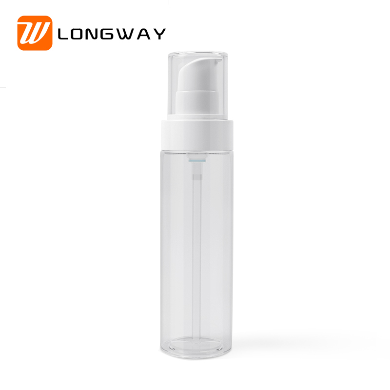 120ml Plastics Lotion Pump Bottle with Plastic Hand Soap Dispenser for Cosmetic Personal Facial Cleaning Packaging