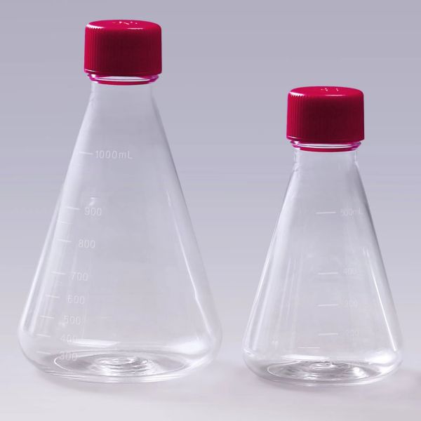  Plastic Erlenmeyer Shake Flask with vent cap 