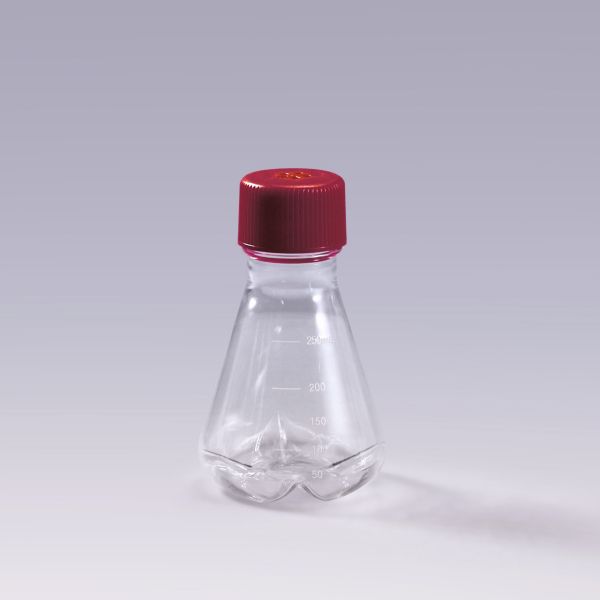 Baffled Erlenmeyer Shake Flask with vent cap