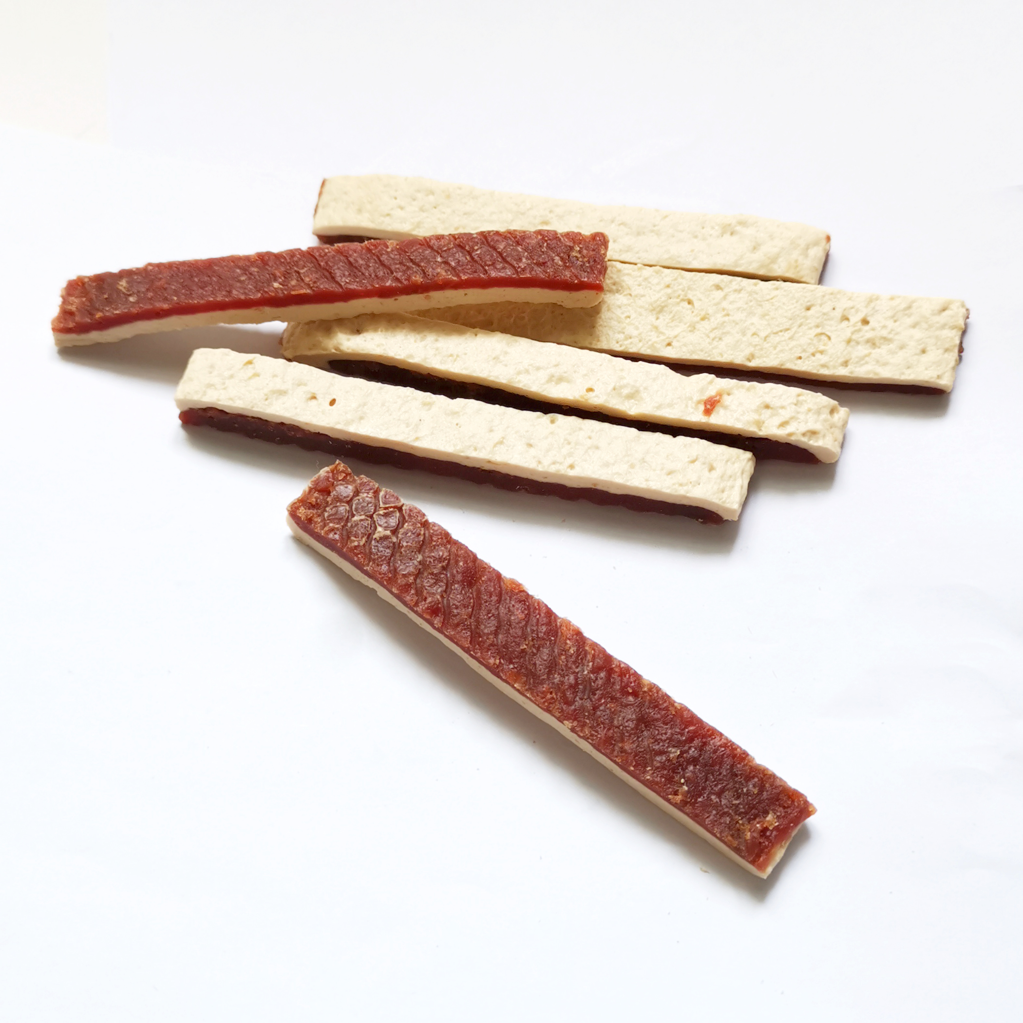 Beef and fish strips