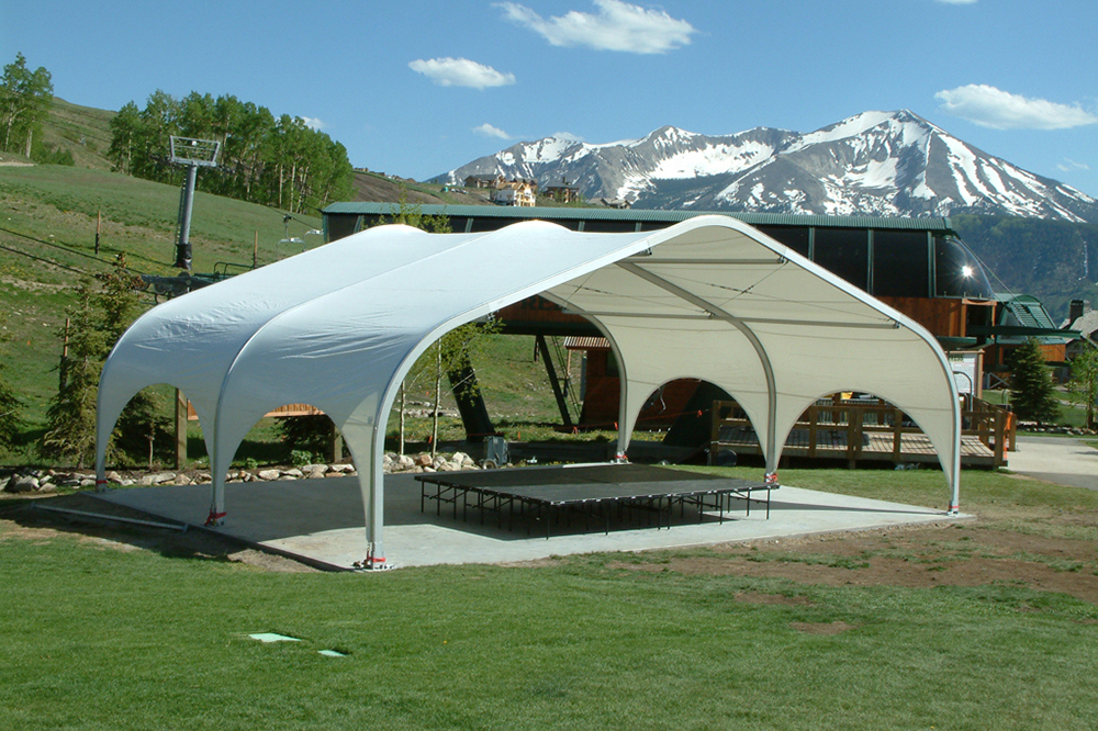 Big Event Sport Parking Appon Curved Tent