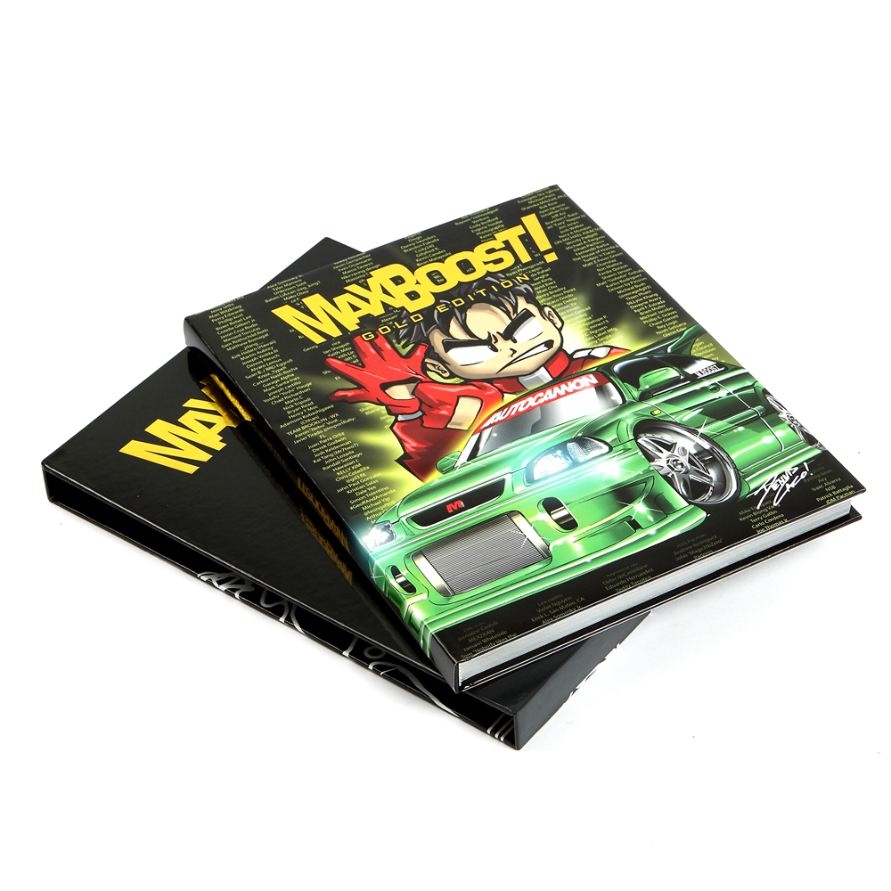 Premium hardback kids/children book printing services with slipcase 