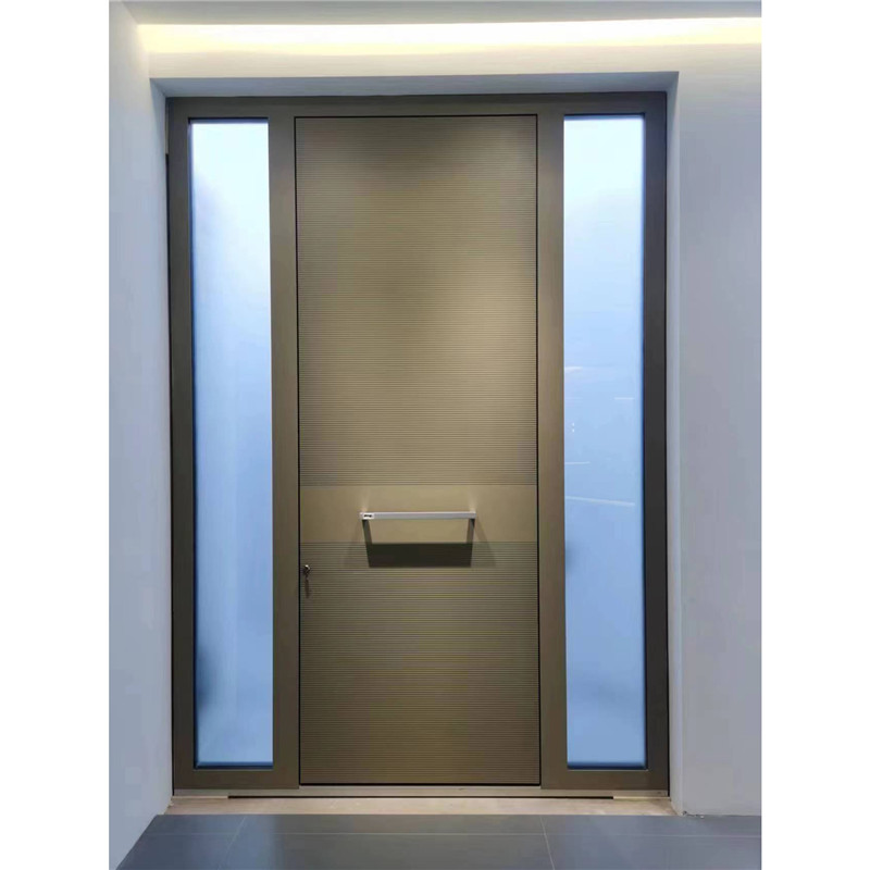 Custom High Quality Swing Open Guard Against Theft Safety Entrance Door with Lock
