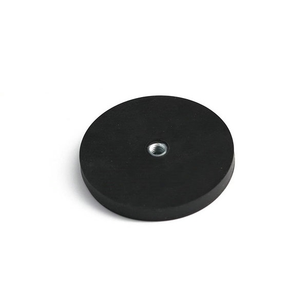  Rubber Pot Magnet with Flat Screw 