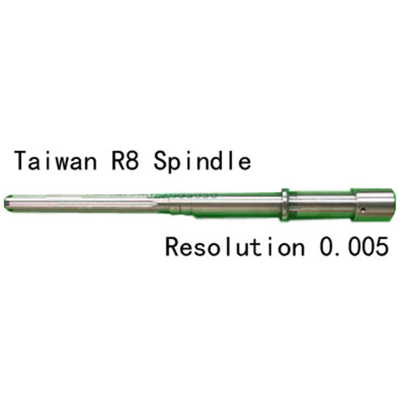 Milling machine accessories spindle R8 assembly Taiwan R8 spindle