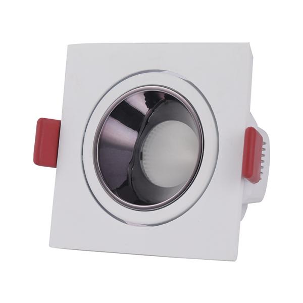 Led  Downlights 6w 4000k Matte White Square Indoor Recessed Spot 