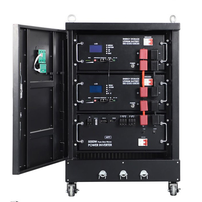 High-quality DK-ESS 10.24KWh 50A 51.2VDC 120-450V 5kwh Rack/Cabinet Energy Storage Lithium Battery lifopo4 lithium battery