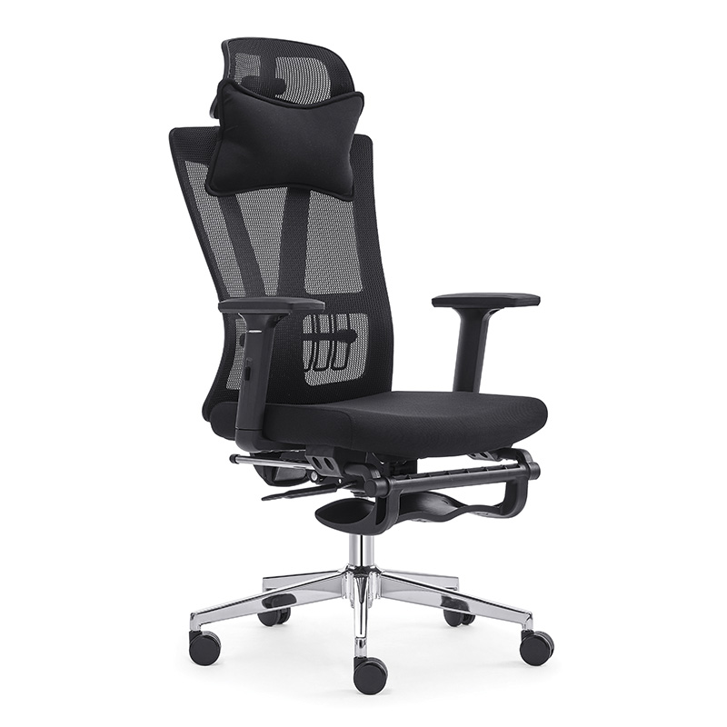  Ergonomic office chair with multifunctional  split full mesh with ajustable arm   and footrest