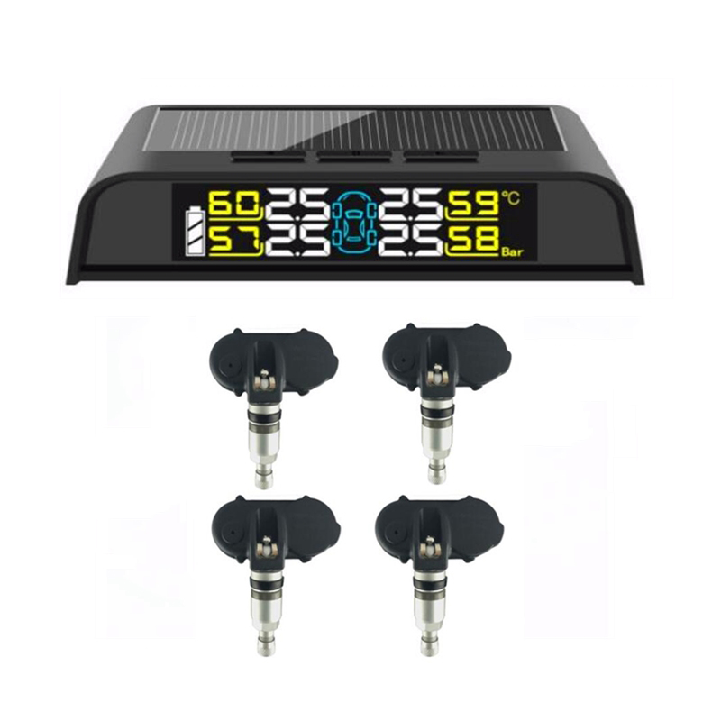 100% DIY installation Solar Tire pressure monitoring system(TPMS) Wireless solar built-in tire pressure monitor