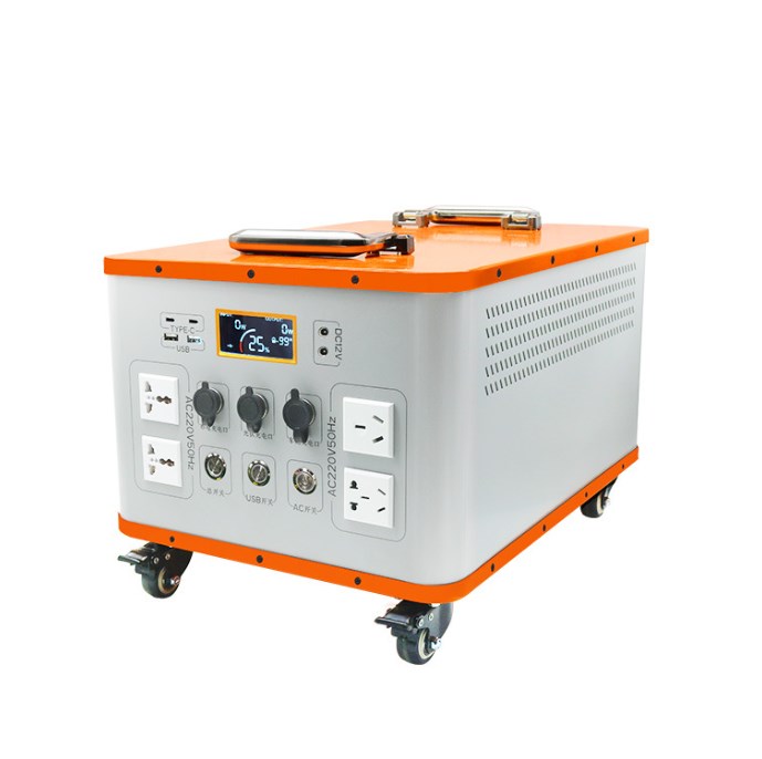 Factory direct supply DK3000-4000W AC220V DC5-24V Pull rod box type mobile energy storage lithium battery Portable Generator
