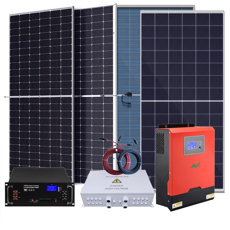 High conversion rate MY-15KW off grid solar system complete kit solar energy system for home off grid full set