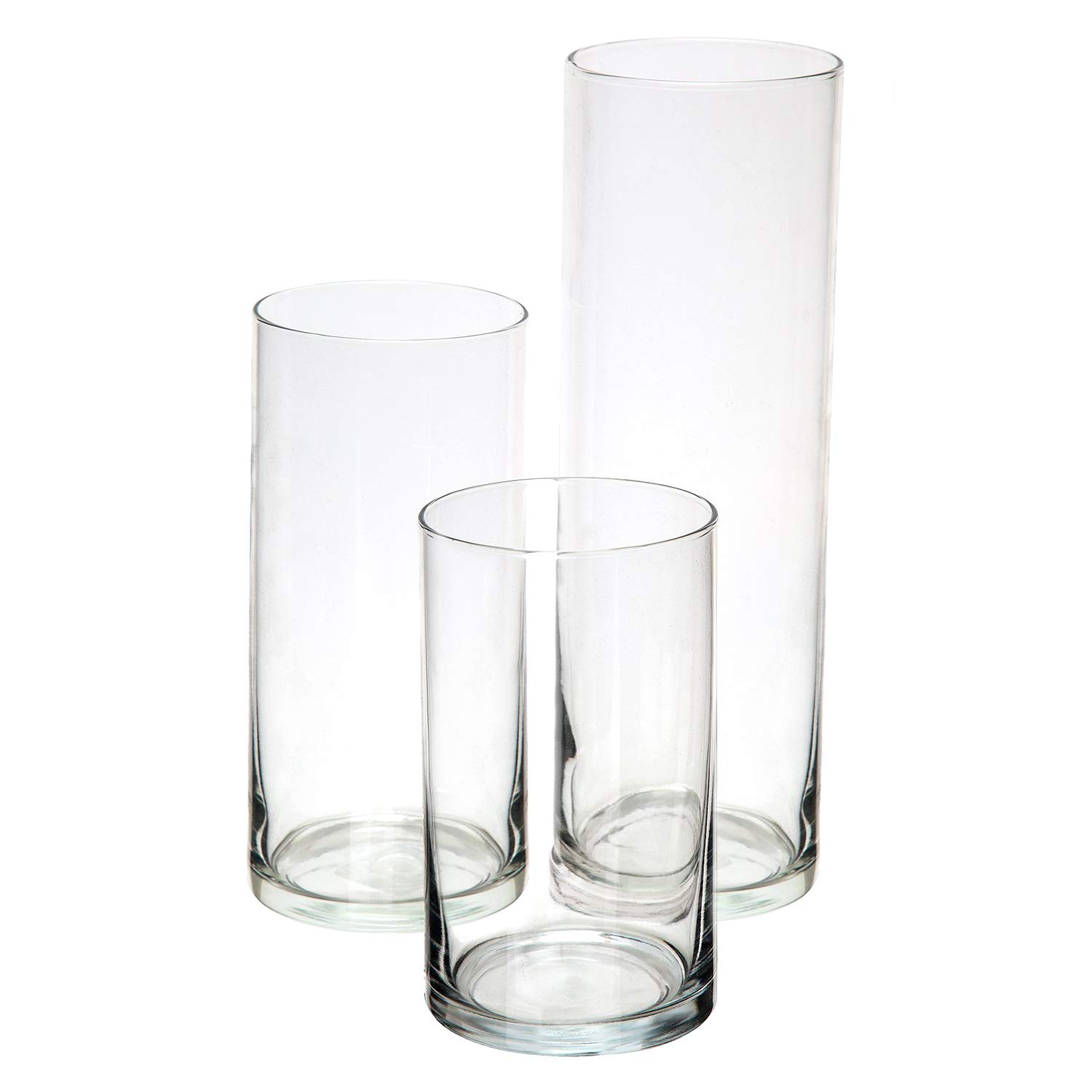 Glass Cylinder Vases Centerpieces for Home Table Decor