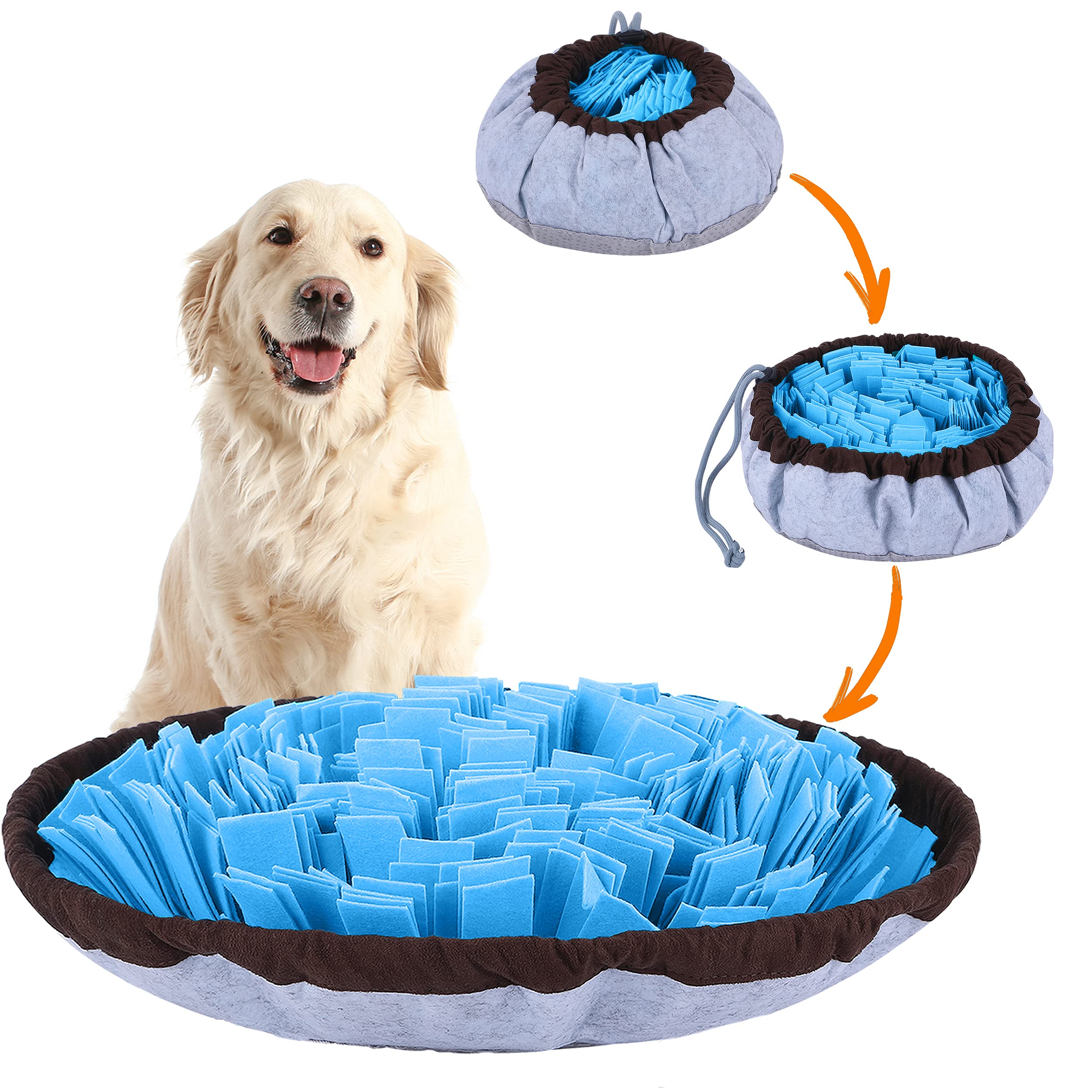 Enrichment Pet Foraging mat for Smell Training and Slow Eating