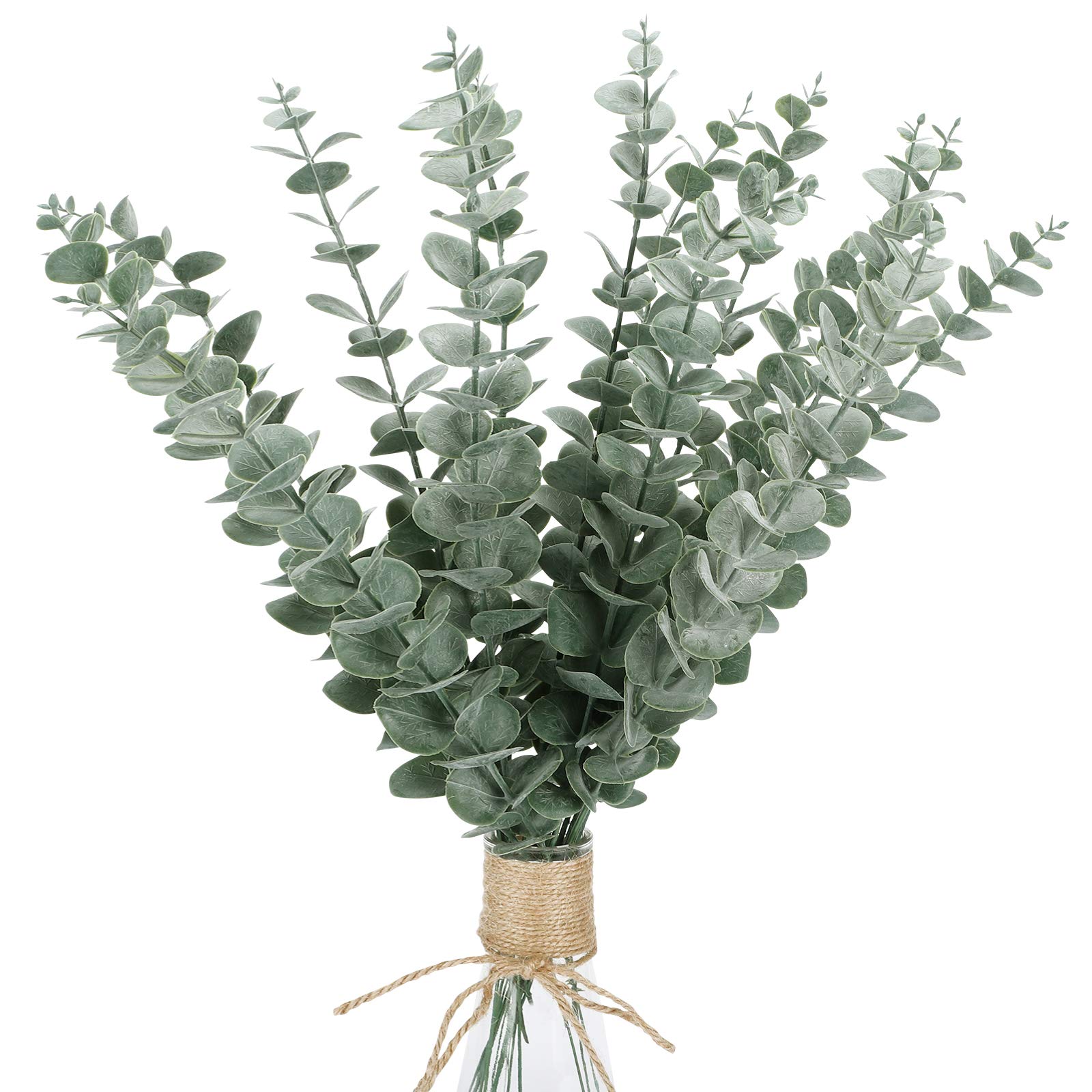 Artificial Eucalyptus Leaves Stems Tall Greenery Wedding Bouquet Home Decor