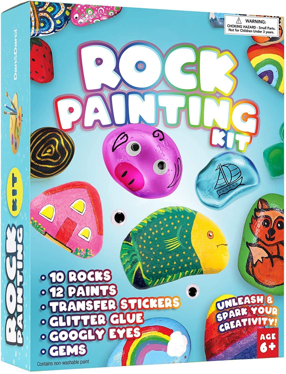  Rock Painting Kit for Kids Arts and Crafts Set