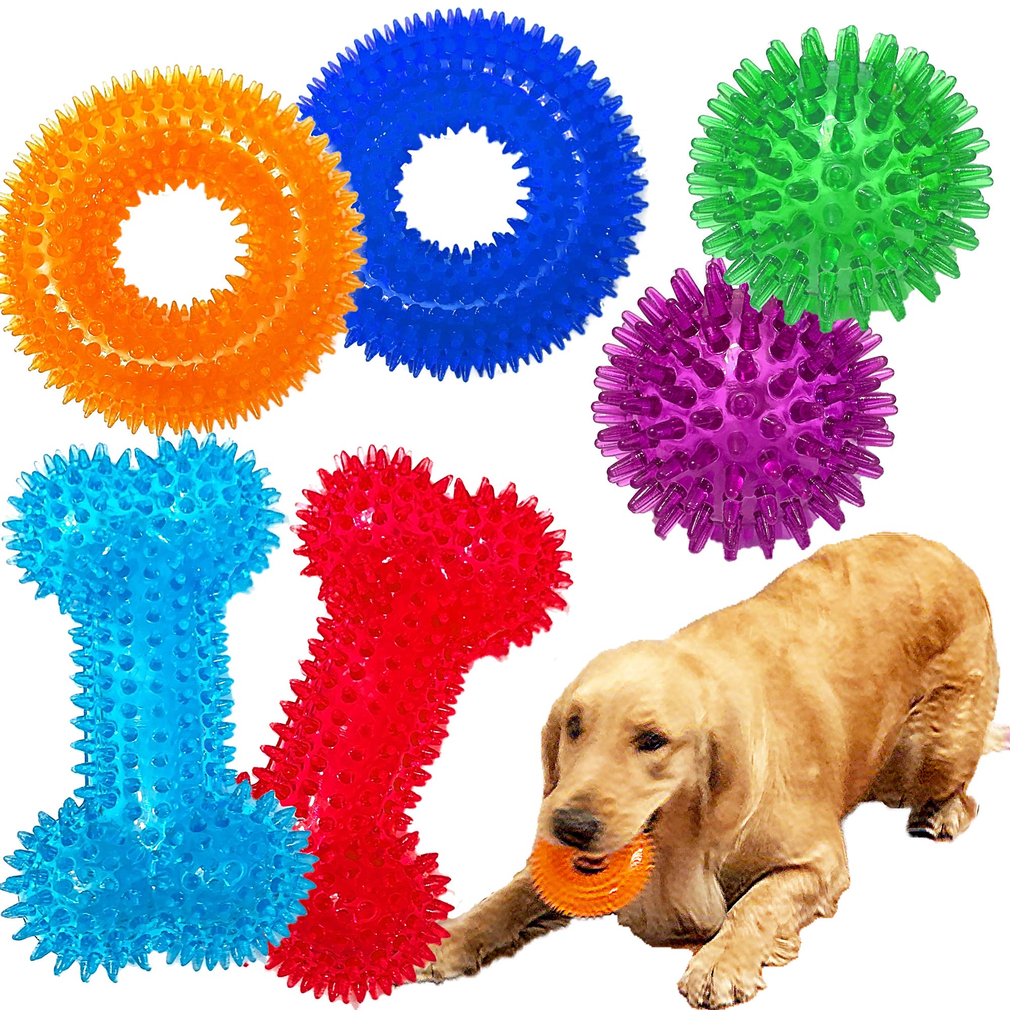  Dog Chew Toys for Small Medium Dogs Pet Toys for Puppy