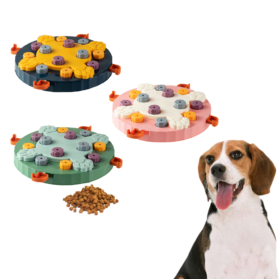 Puzzle Pet Feeder Toys Interactive IQ Training Dog Cat Food Dispenser Pet Leakage Food Toy