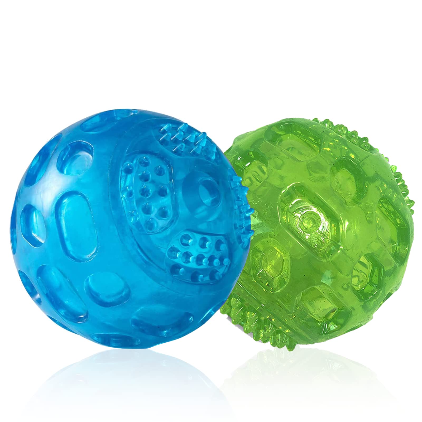 3.2 Inch Durable Rubber Squeak Pet Dog Balls