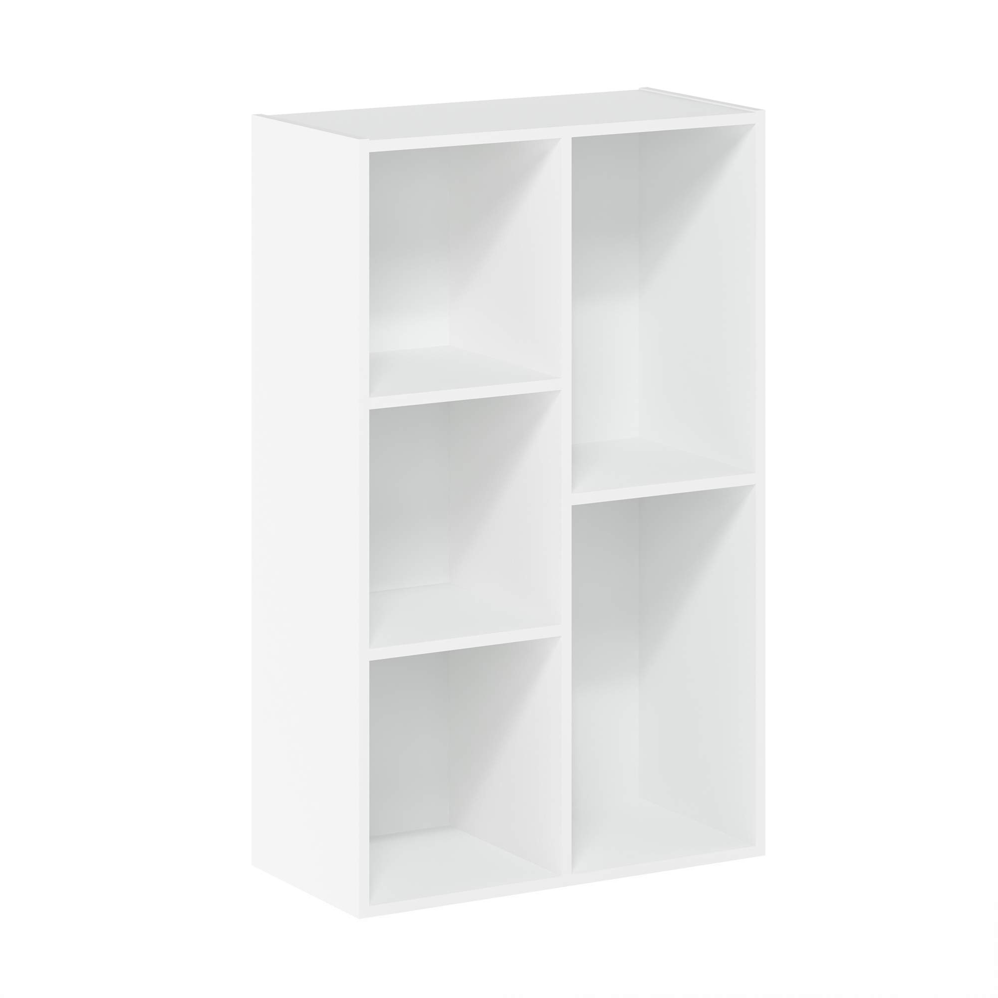 Wooden Open Shelf Bookcase Floor Standing Display Cabinet Rack 5-Cube