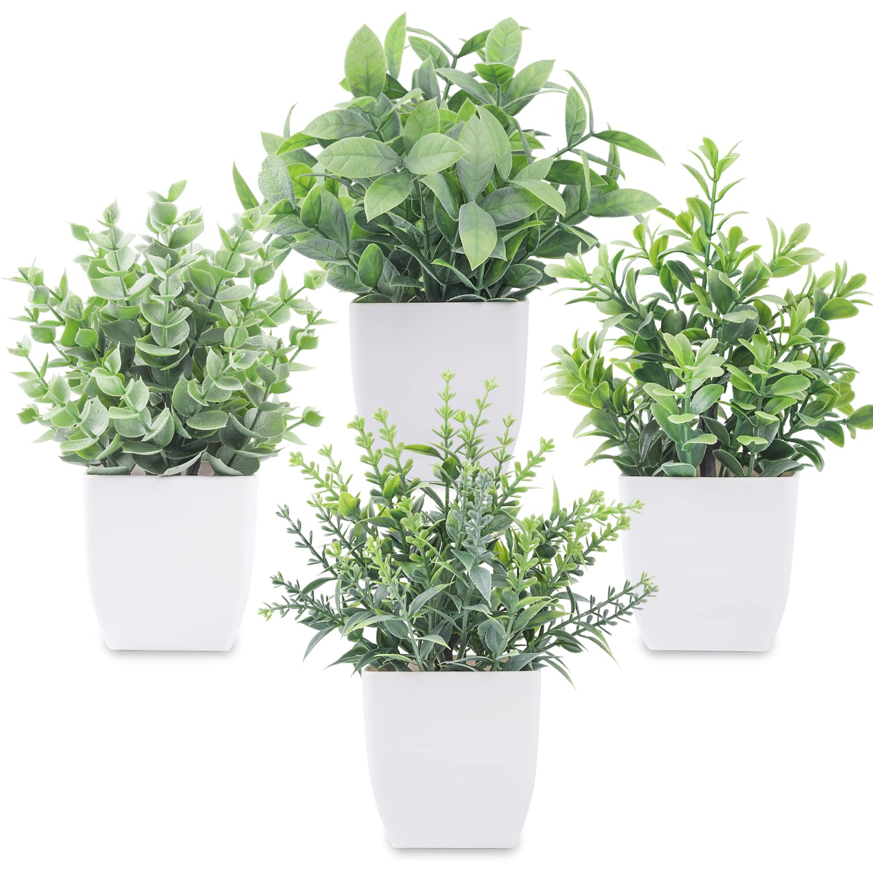 Fake Plants Artificial Greenery Potted Plants Home Indoor Decor