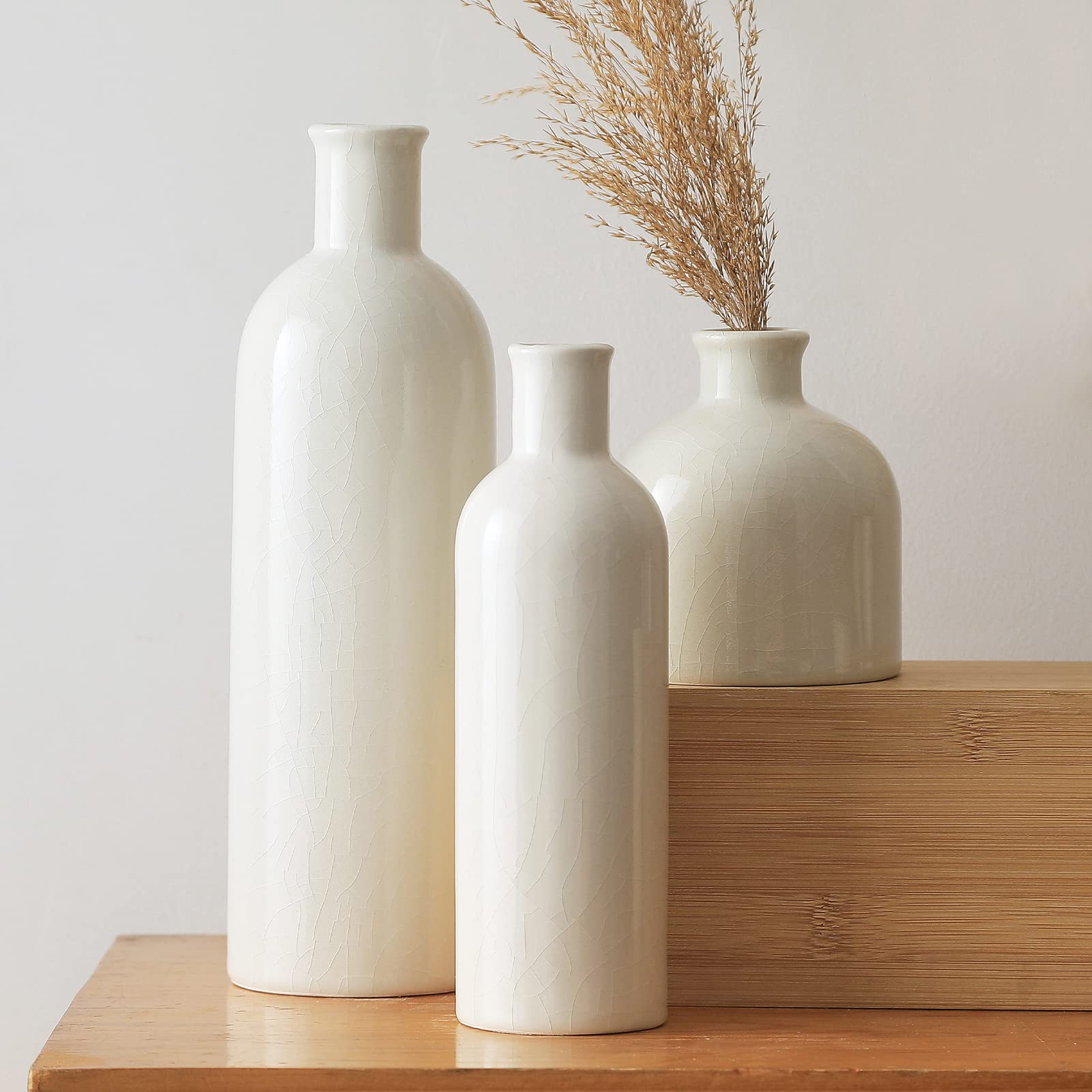 Ceramic Flowers Vases for Modern Farmhouse Home Decor