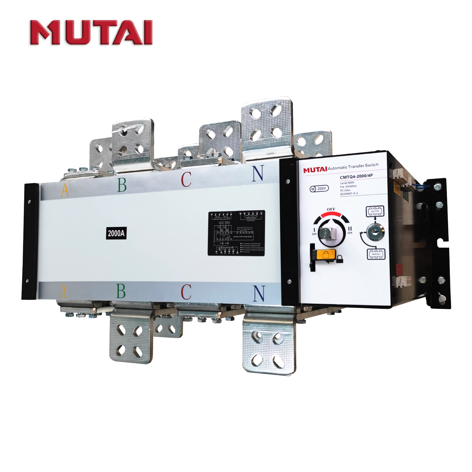 MUTAI CMTQ4-2000A Double Power Automatic Transfer Switch ATS