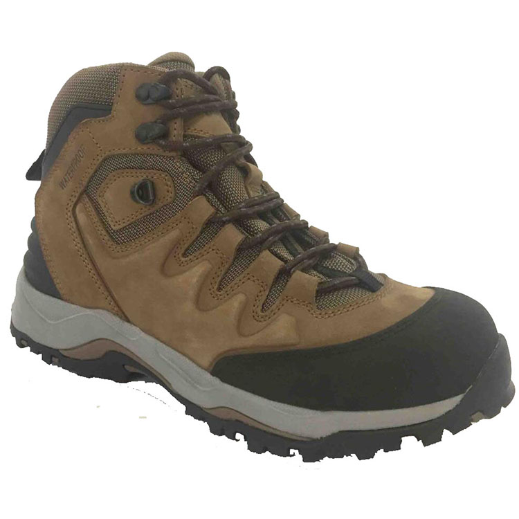 Lace Up 6 steel toe Safety boot   ASTM standard browm  Waterproof boot