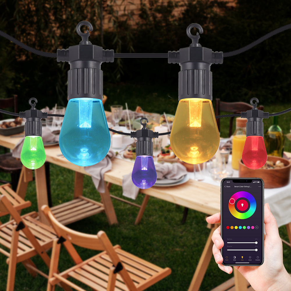 LD31305 RGB and CCT Smart LED Outdoor String Lights