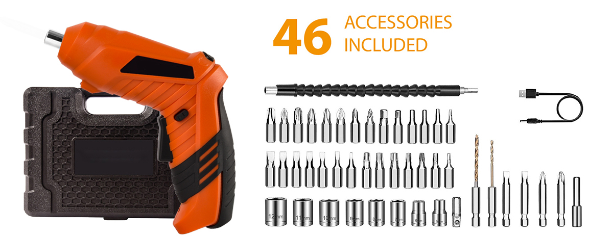 Screwdrivers Electric with 45pcs Accessories (6)