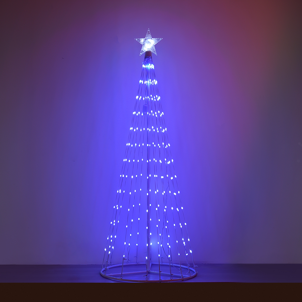 LD3321C RGB Smart Christmas Tree Lights with Timer & Schedule