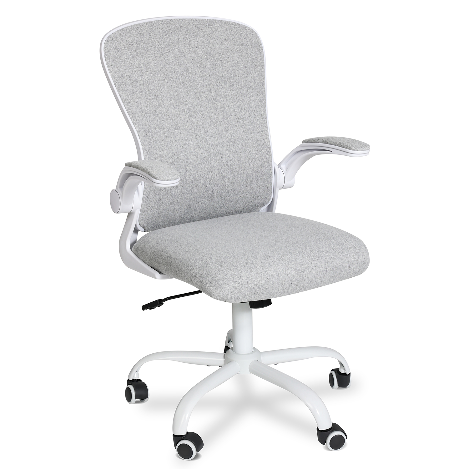 UK-OC077 Flip-up Armrest Ergonomic Desk Chair Computer Task Chair Mesh with Armrests lumbar support Mid-Back for Home Office Conference Study Room