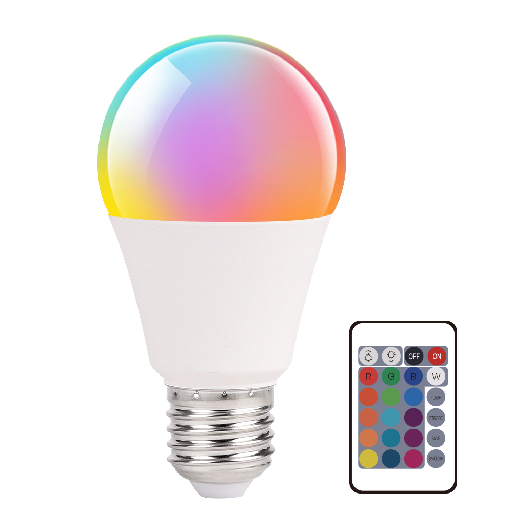 LB2103C Light Bulb RGB Color Bulb with Infrared remote control and Color Changing Ideal Lighting for Home Decoration