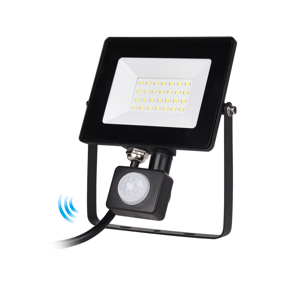 LG175S 20W 30W 50W Outdoor Commercial PIR LED Flood Light with Motion Sensor        