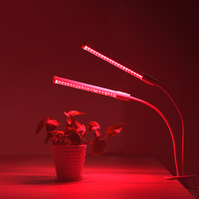 PGL307 Flexible Easy-to-use Cilp Battery Operated LED Indoor Grow Light        