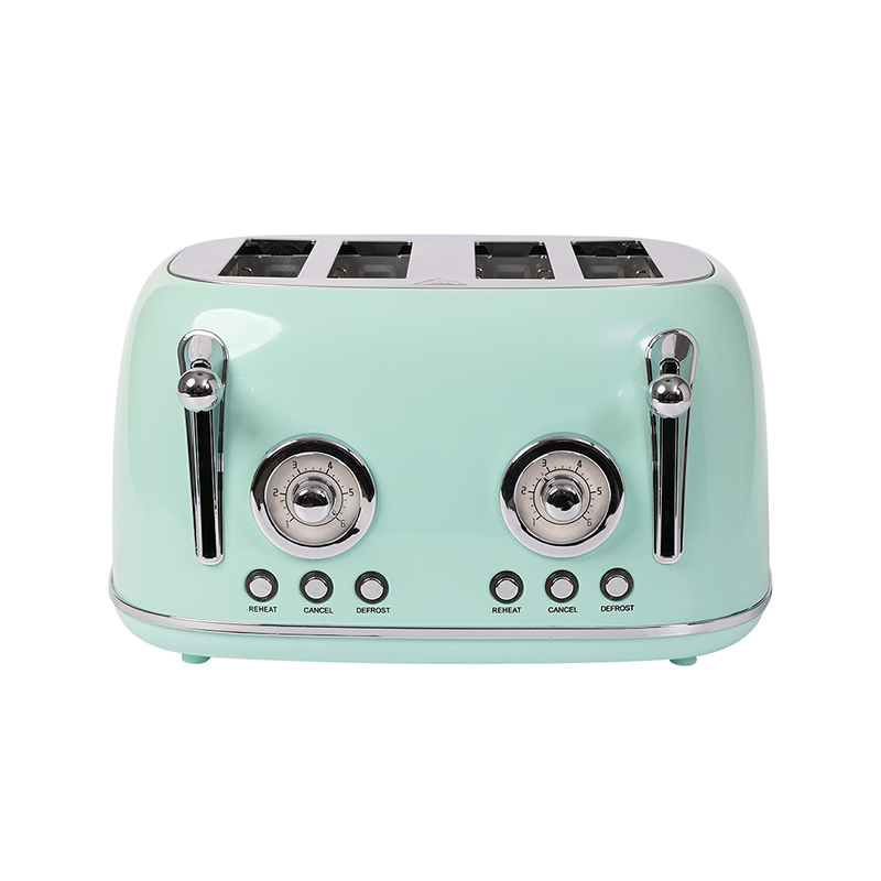 KA0201 Slice Toaster 4-Slot with 6 Browning Settings and Double Side Baking with Removable Crumb Tray