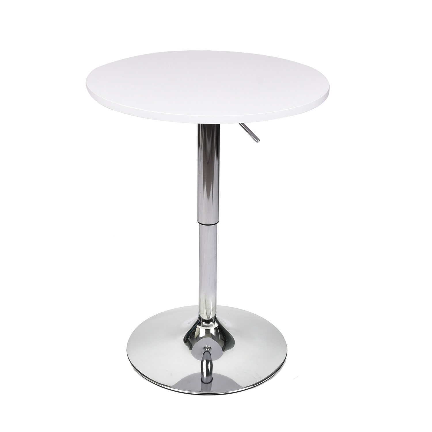 OW003 Adjustable Round Bar Table for Kitchen Breakfast Reception