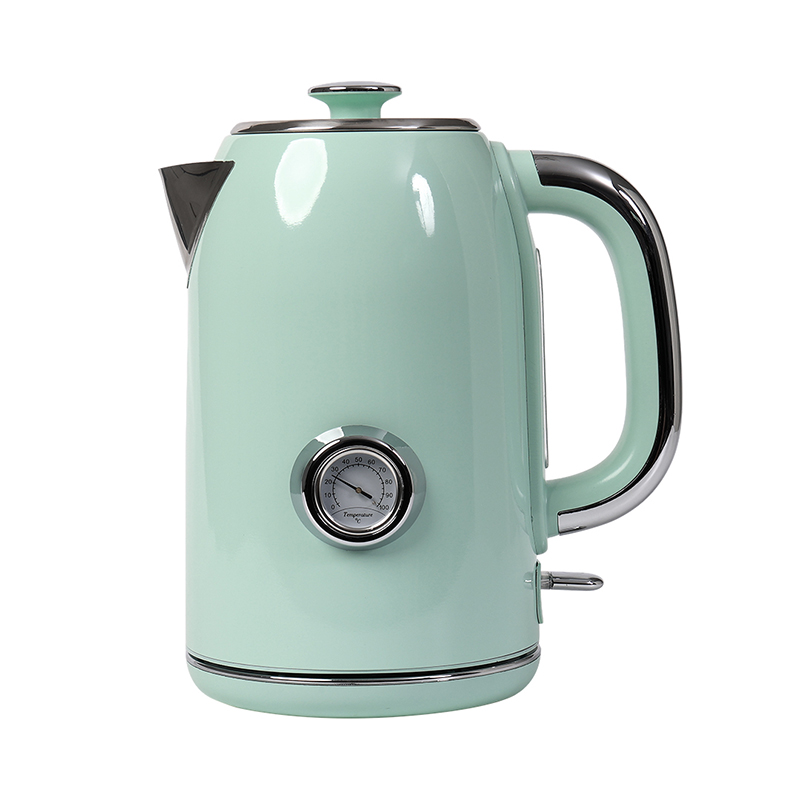 KA3201 Stainless Steel 1.7L Electric Kettle with Thermometer & Water level