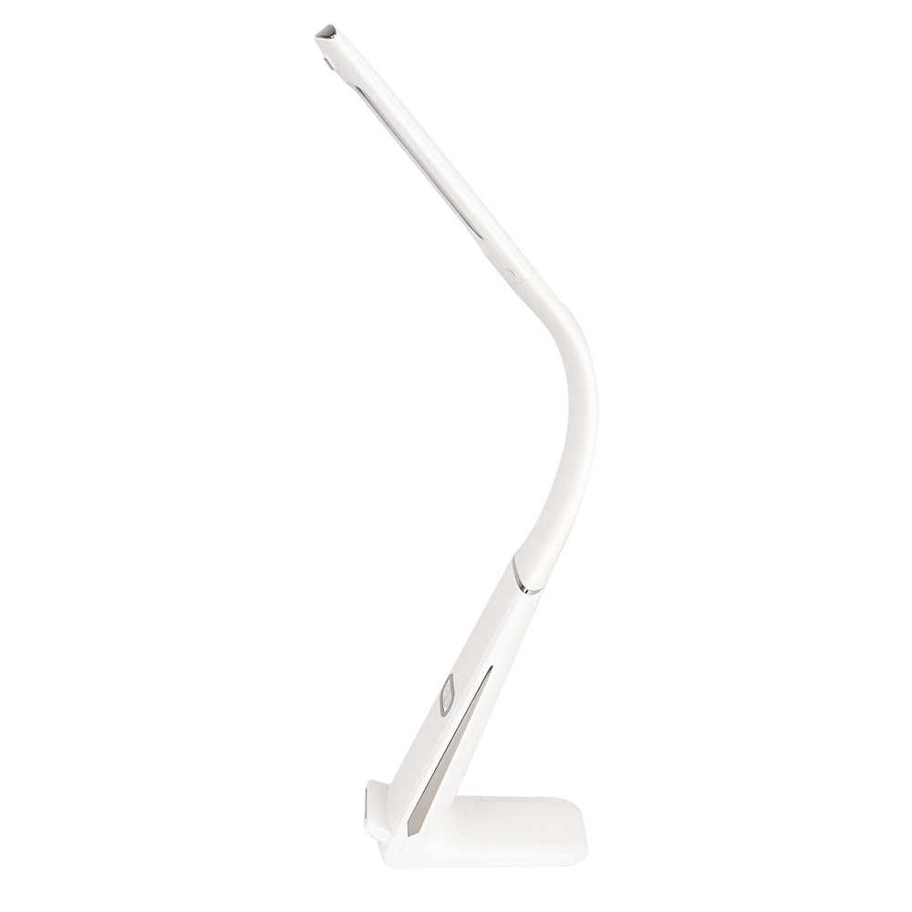 DEA4078 Gooseneck Elegant Design Eye-Caring LED Desk Lamp with Wireless & USB Charger        