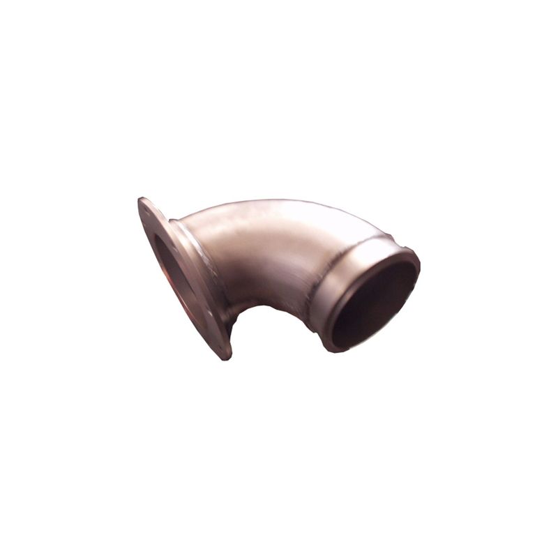Flanged 45° elbow fabricaed and rilsan coated    Stainless steel, alloy steel, carbon steel. Ductile iron, grey iron 