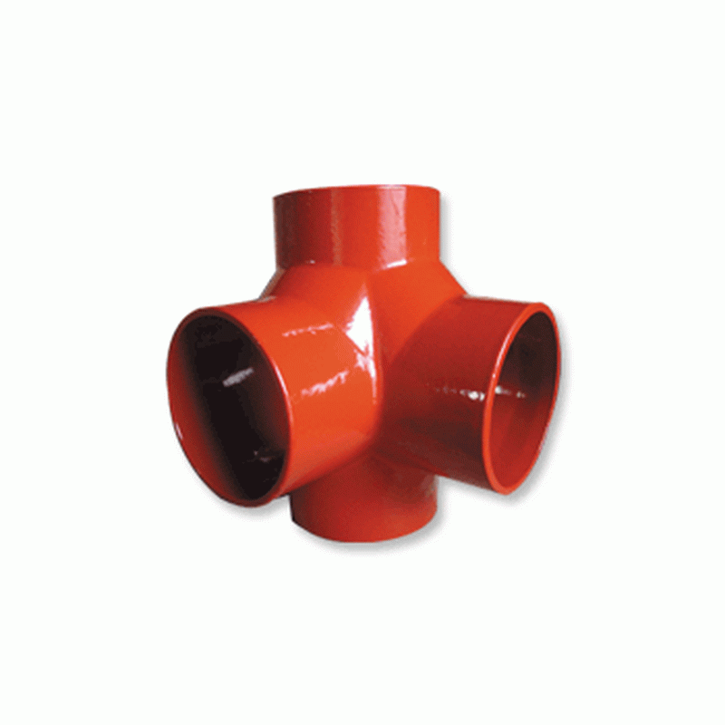 45° Corner Double Branches   SML cast iron pipe fittings EN877