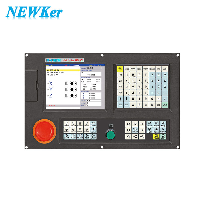 2 axis-5axis Lathe CNC Controller Machine System absolute controller