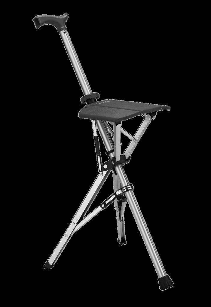  Automatic Folding Crutches With Stool