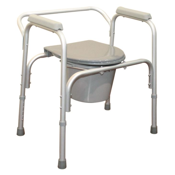 Aluminum Lightweight Commode Chair