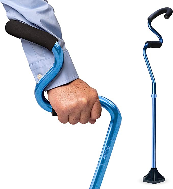  Comfort Crutches Self-Standing Lightweight Adjustable Crutches